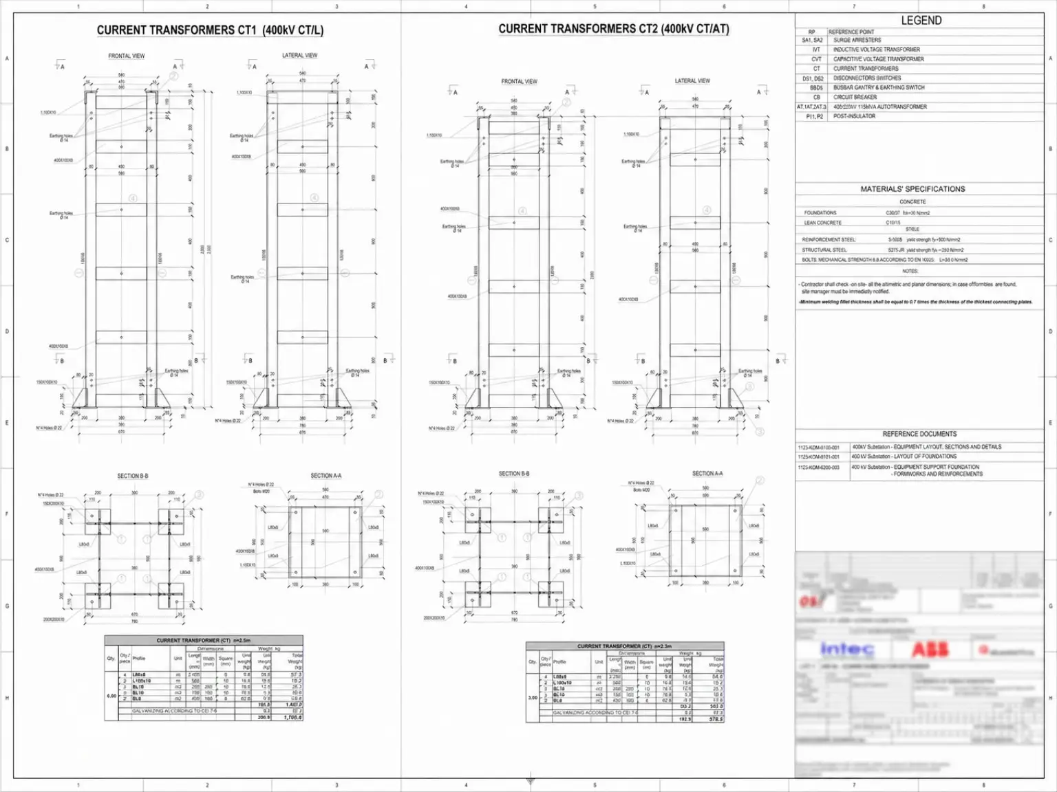 Structural foundation construction details