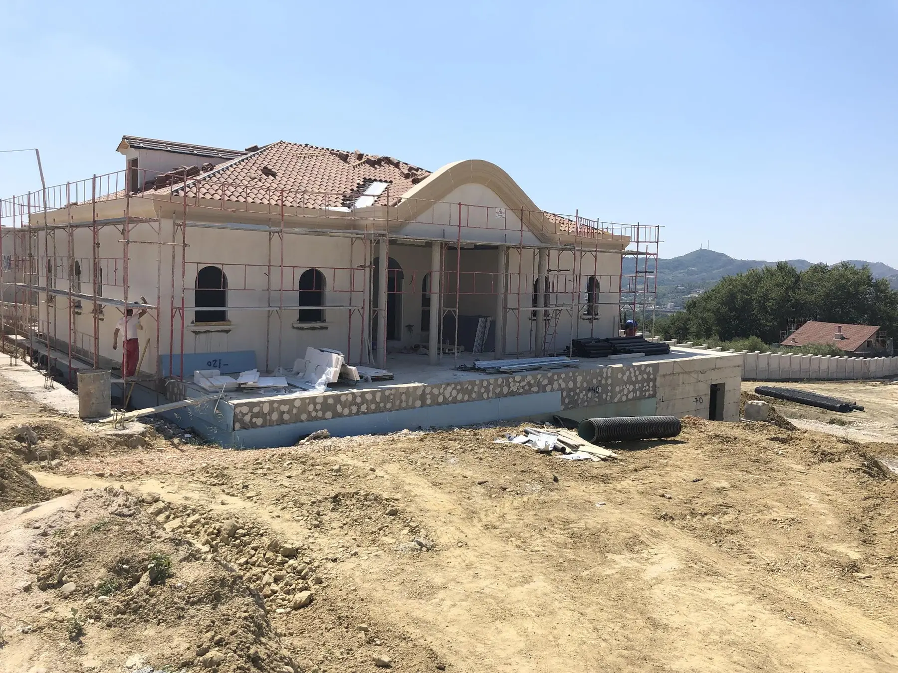 Private development during construction